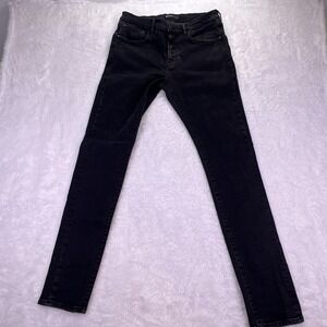 Purple Brand Style No. P001 Men's 32x32 Button-Fly Skinny Black‎ Jeans Stretch